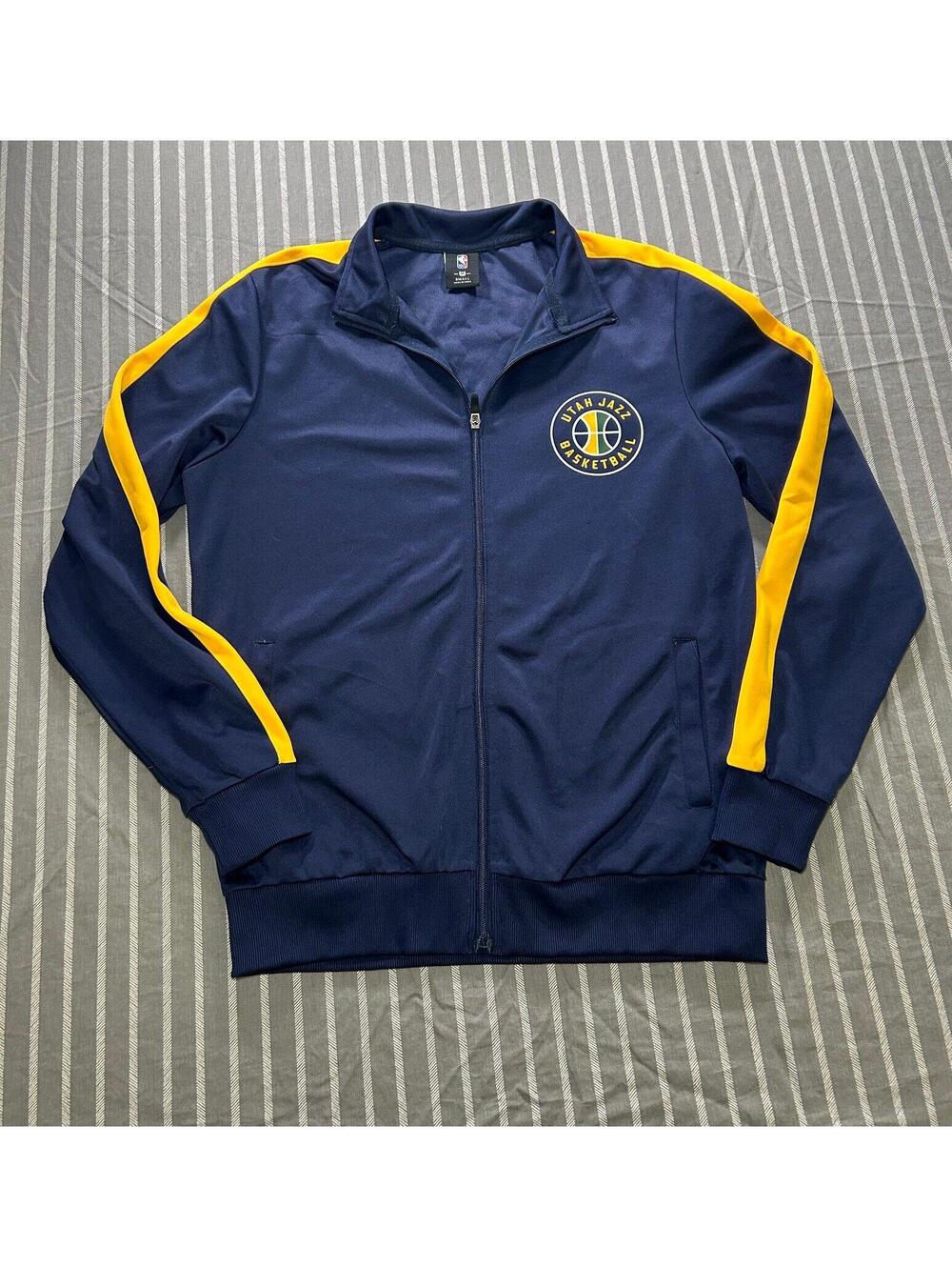 NBA Utah Jazz men's full-zip warm-up jacket Size Small
